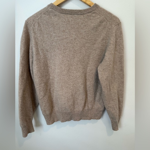 Quince Mongolian Cashmere Crewneck Sweater Size XL, Oatmeal Quiet Luxury - Picture 10 of 14
